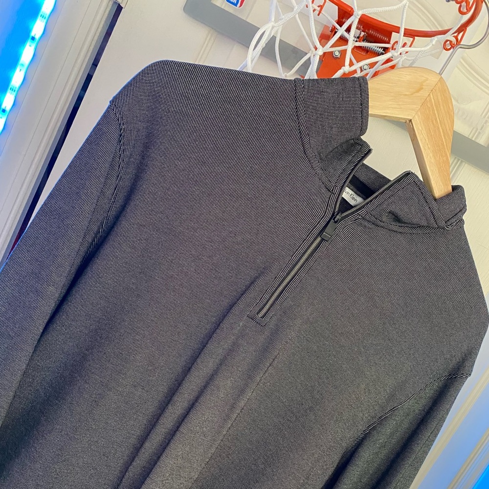 Calvin Klein Grey Jacket with Zipper.